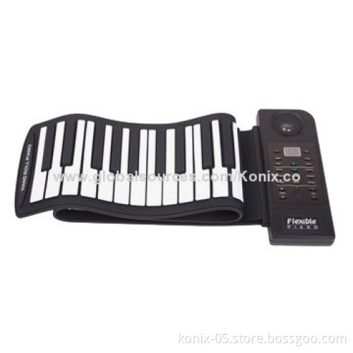 Cheap musical instruments digital roll up piano 61 keys